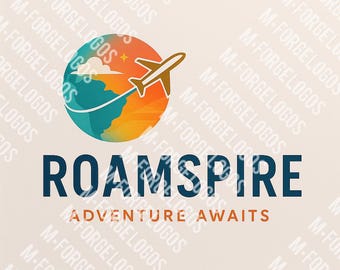 RoamSpire - Travel Logo (Digitaler Download)