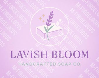 Lavish Bloom - Seifenmarke mit Logo (Digitaler Download)