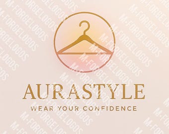 AuraStyle - Clothing Shop Logo (Digitaler Download)