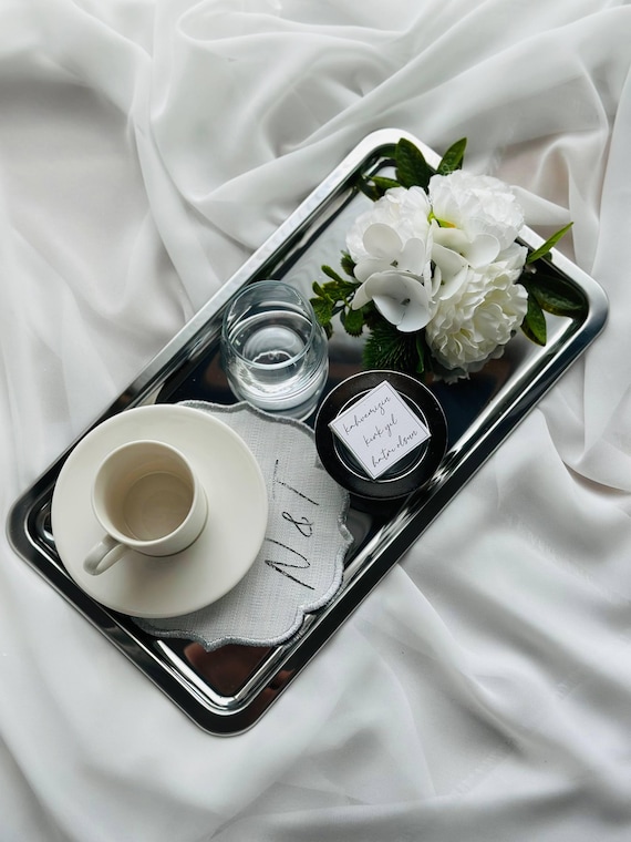 Verlobungstablett, Ring and Coffee Tray Set for Engagement, Wedding and Special Occasions Design, Engagement Tray Set, Nişan, Söz, Tepsi Set