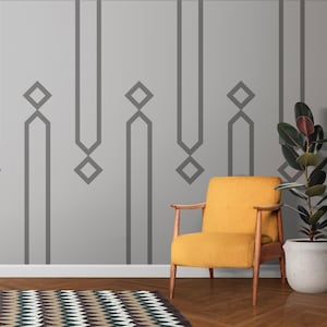 Montageset wandlijst, wandkunstpaneel, geometrisch muurlijst, kit bord en lat, doe-het-zelflijstset
