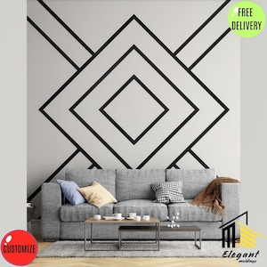 Quick and easy wall panels, custom wall trim, factory primed trim, custom wainscoting, trim wall panels