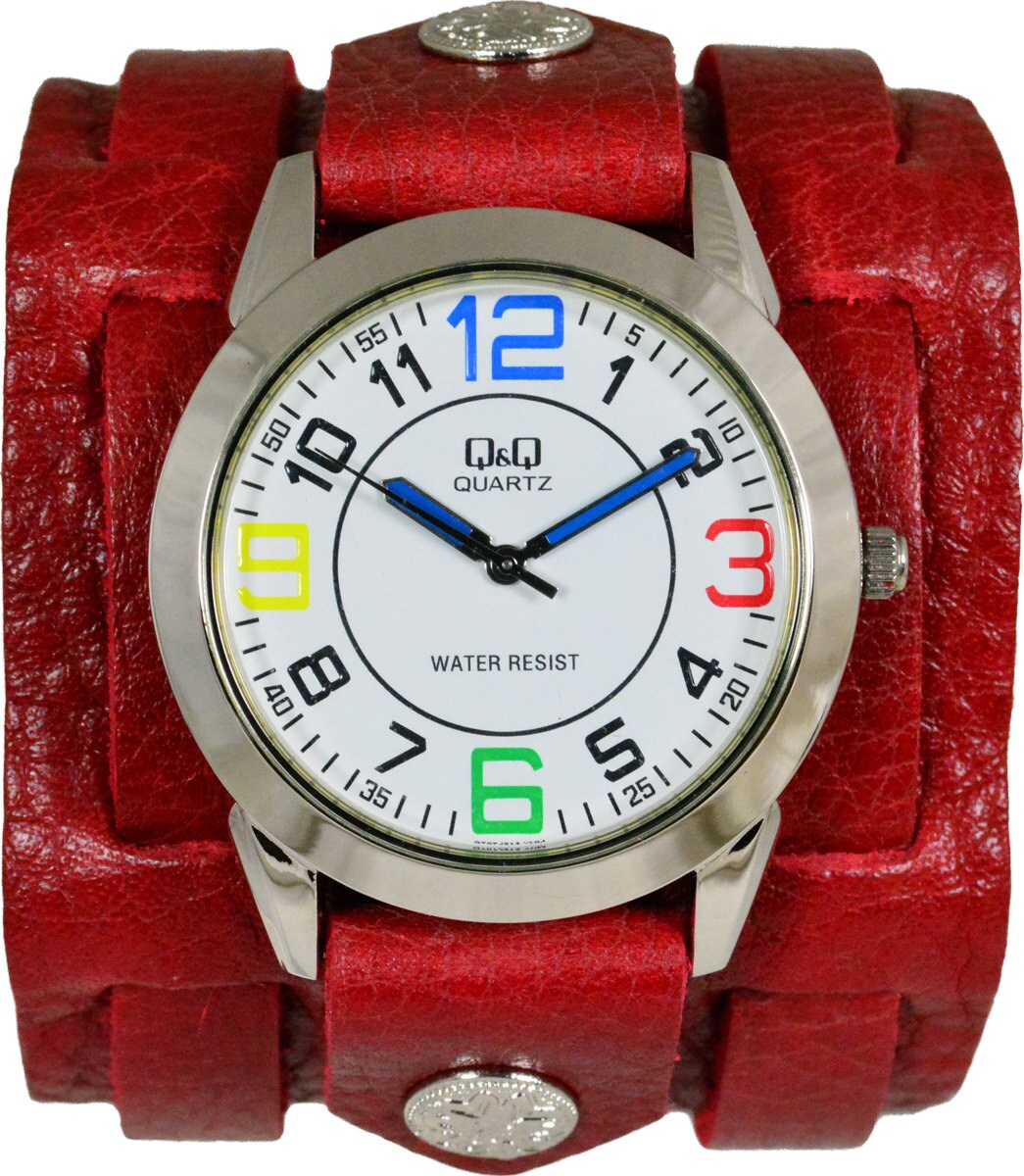 Lou Lou Cuff Watch (red) Lou Lou Cuff Watch (red) main image 4