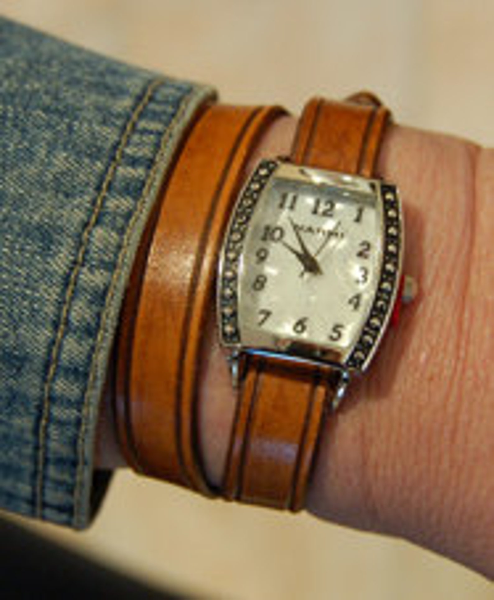 Women's Wrap Watch Genuine Leather Etsy