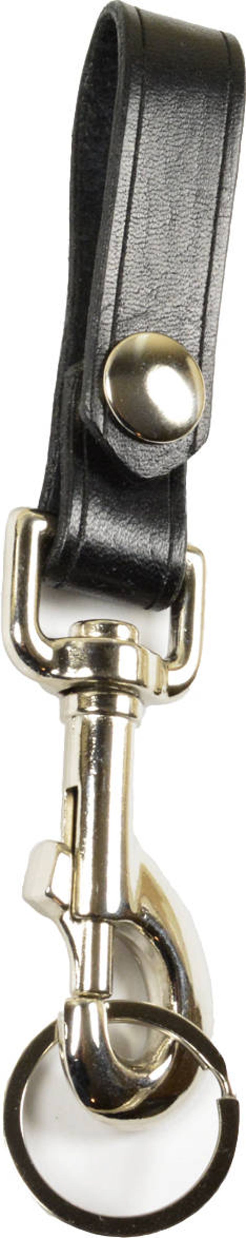 Leather Key Chain Belt Loop With Key Ring & Swivel Hook Etsy