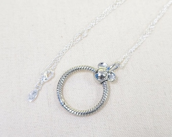 new pandora mickey mouse o pendant necklace set ale s925