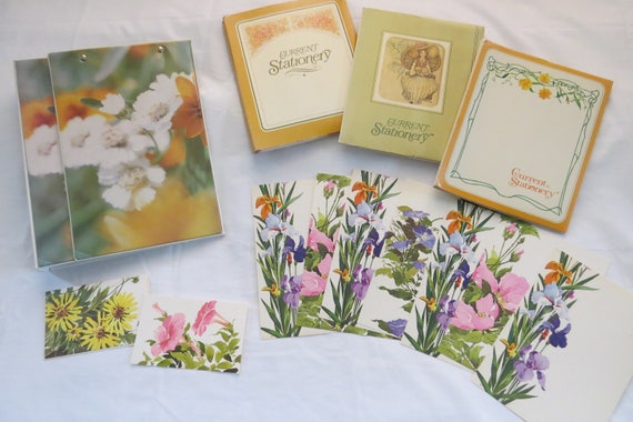 Huge Amazing 70 S Stationery Lot W Lap Binder Old Etsy
