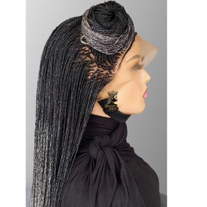 Micro Twist Braided Wig – Custom Full Lace Wig for Black Women, Glueless 30 Inch Lightweight Natural Protective Style, All Colors & Lengths