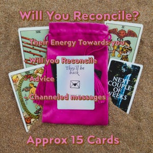 Versöhnung Tarot-Lesung - Wir werden Sie wieder zusammenkommen? Ex, Familie, Freund