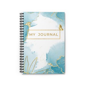 Elegant Spiral Notebook for Journaling, Artistic Spiral Journal, Personal Diary, Gift for Creativity, Beautiful Note Book