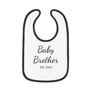 Cute Baby Brother Bib, Newborn Gift, Baby Shower Present, Infant Bib for Boys, Funny Baby Accessories