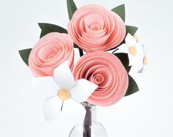 Paper Flower Bouquet - Roses