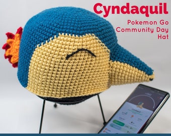 Cyndaquil Hat Crochet PDF Pattern