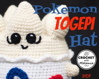 Pokemon Togepi Hat - Crochet PDF Pattern