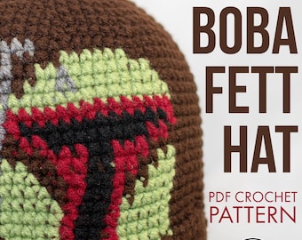 Boba Fett Hat Crochet PDF Pattern