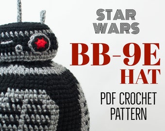 BB-9e Hat Crochet PDF Pattern