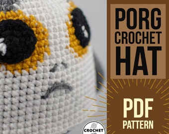 Porg Hat Crochet PDF Pattern