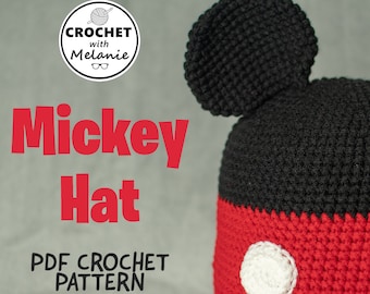 Mickey Hat - Crochet PDF Pattern