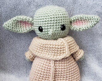 Space Alien Baby Crochet PDF Pattern