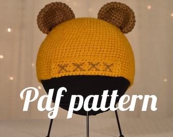 Ewok Hat Crochet PDF Pattern