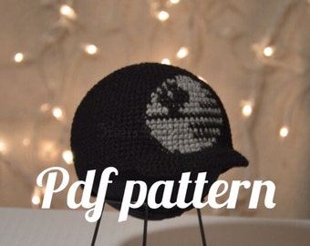 Death Star Beanie with Bill Crochet PDF Pattern