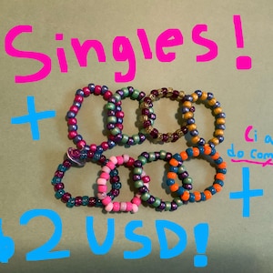 Colorful Kandi Single Bracelet