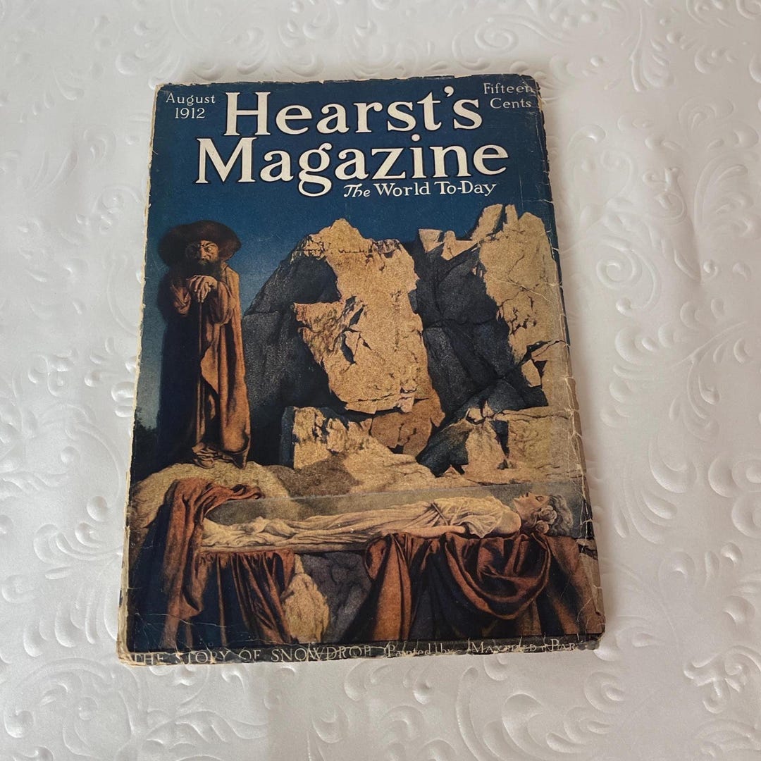 1912 Hearst's Magazine - Complete Issue - Maxfield Parrish Art Cover ...