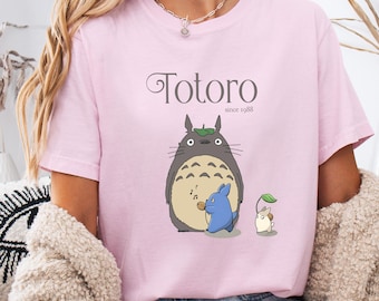 となりのトトロ、おもしろユニセックスTシャツ、カジュアルウェア、ミームTシャツ、アニメファン、サイズXS-4XL