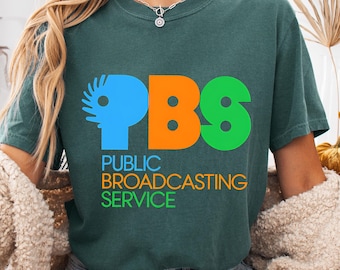 Retro PBS Logo T-Shirt: 70s Nostalgia Public Broadcasting Tee