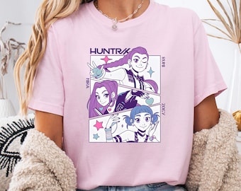 Camiseta de Kpop Demon Hunters, fan art de Jinu Manga Saja Girls