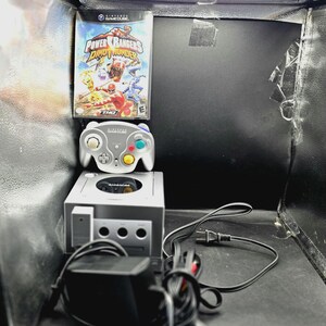 Nintendo GameCube Silver Bundle w/ OEM WaveBird Controller & Receiver