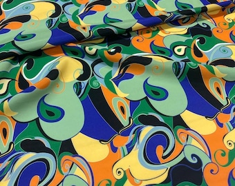 Colorful Viscose Fabric Poplin with lightweight texture Width 1.50 meter 59 in