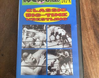 DVD clásico de lucha libre Big Time, Something Weird Video SWV, década de 1950.