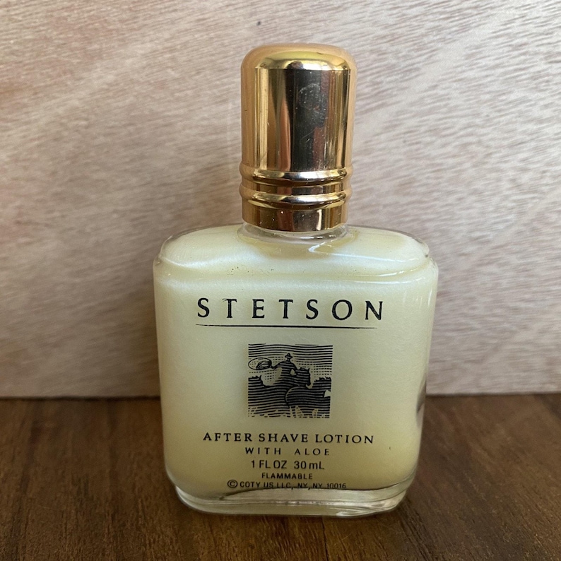 Vintage Stetson Original Cologne Splash & After Shave Lotion met Aloë 1 FL Oz Nieuw afbeelding 4