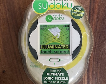 New Circular Sudoku Illuminated Touch Screen Handheld Game 2006 Techno Source