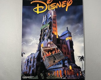 1994 Disney Twilight Zone Tower of Terror MGM Studios 11x17 Poster