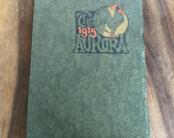 Escuela Secundaria Union 1915 El Anuario Aurora Grand Rapids Michigan Vintage