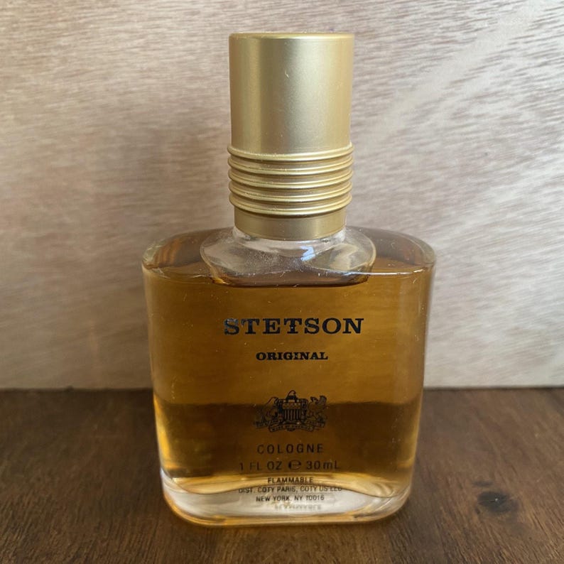 Vintage Stetson Original Cologne Splash & After Shave Lotion met Aloë 1 FL Oz Nieuw afbeelding 2