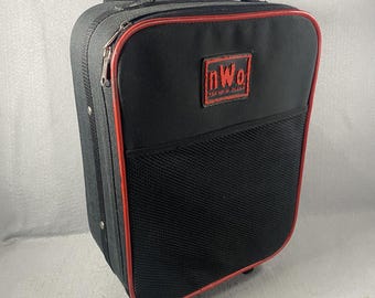 Vintage 1998 WWE New World Order nWo WCW WWF Wrestling Kids Suitcase Bag