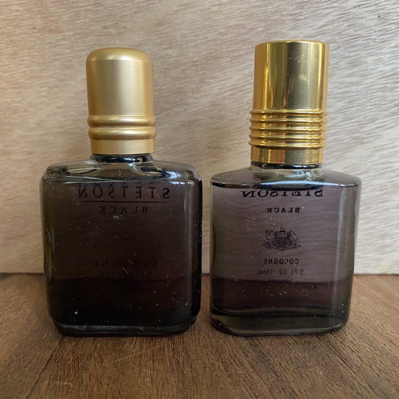 Lot 4 Stetson Köln Splash Original Black Coty .5 - 1,5 FL Oz Vintage Bild 3