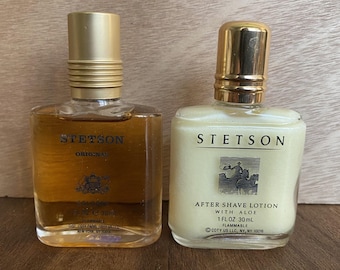 Loción para después del afeitado Stetson Original Colonia y Loción para después del afeitado con aloe vera, 30 ml (1 onza líquida), nueva.