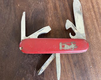Automóvil Victorinox Elinox antiguo, navaja suiza St. Christopher Victoria