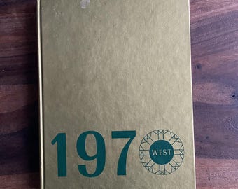 Anuario de 1970 de la escuela secundaria católica West El hombre y su mundo Grand Rapids Michigan