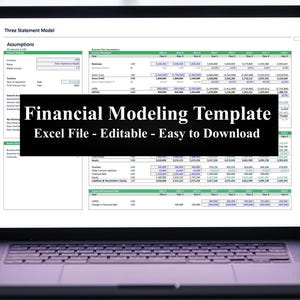 Financial Forecasting Model Excel Template | Opportunity for Growth Forecast | Budgeting | Common Size Financial Statements