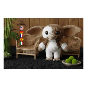 Gizmo Amigurumi Crochet Pattern PDF Fantasy Plush Toy Tutorial