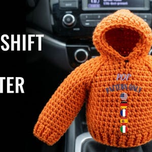 Crochet Gear Shift Knob Cover Pattern – Car Decor Cozy PDF