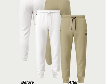 Streetwear Sweatpants Mockup Bundle | PSD, Canva Templates (Digital Download)