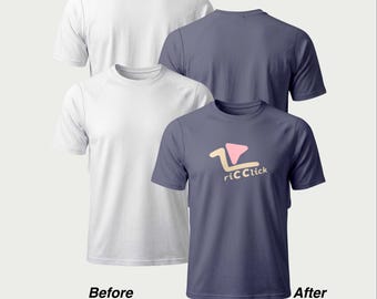 T-Shirt Mockup | PNG, PSD & Canva Templates | Apparel Branding Mockup Kit - tee101