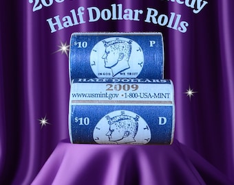 NIFC, 2009-2010 P&D Mint Kennedy Half Dollar Rolls (Sets Sold Separately)
