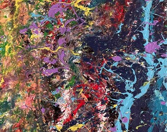 I Am All Colors - 10x20in - Acrylic on Wrapped Canvas